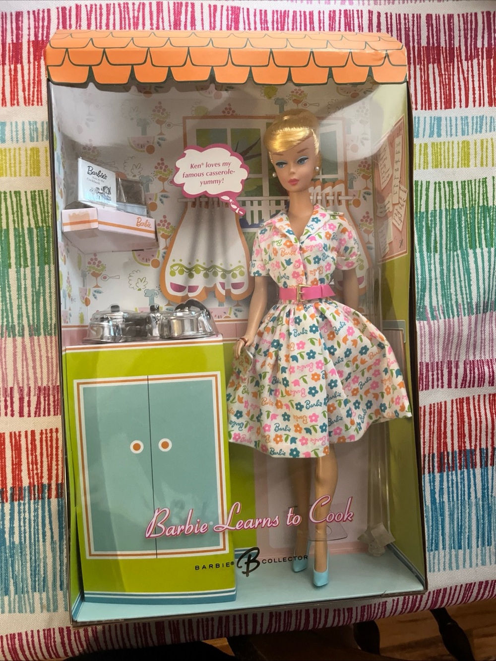Barbie Learns To Cook Gold Label Repro Collector Doll Mattel K9141 New In Box
